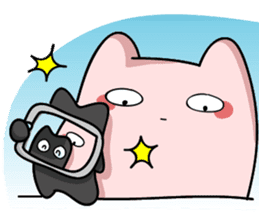 Polar Cat and Coal sticker #8983866