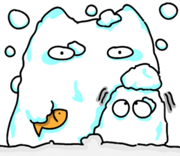 Polar Cat and Coal sticker #8983868