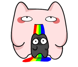 Polar Cat and Coal sticker #8983875