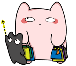 Polar Cat and Coal sticker #8983878