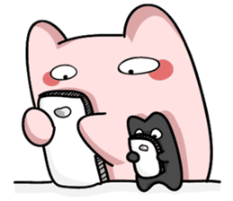 Polar Cat and Coal sticker #8983889