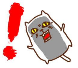 The Stickers of amusing cat ! sticker #8983944