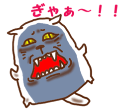 The Stickers of amusing cat ! sticker #8983945