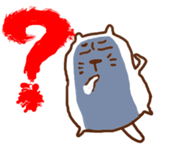 The Stickers of amusing cat ! sticker #8983953