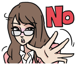 AsB - Nerdy Cute & Crazy Reaction sticker #8983900