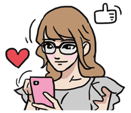 AsB - Nerdy Cute & Crazy Reaction sticker #8983912