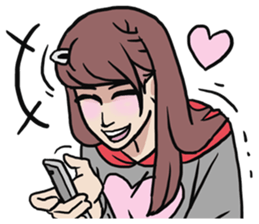 AsB - Nerdy Cute & Crazy Reaction sticker #8983920