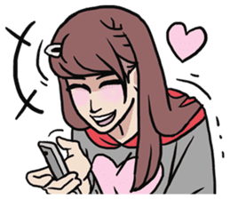 AsB - Nerdy Cute & Crazy Reaction sticker #8983920