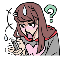 AsB - Nerdy Cute & Crazy Reaction sticker #8983921