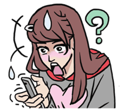 AsB - Nerdy Cute & Crazy Reaction sticker #8983921