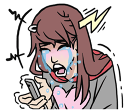 AsB - Nerdy Cute & Crazy Reaction sticker #8983922