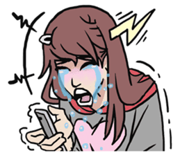 AsB - Nerdy Cute & Crazy Reaction sticker #8983922