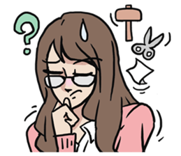 AsB - Nerdy Cute & Crazy Reaction sticker #8983924