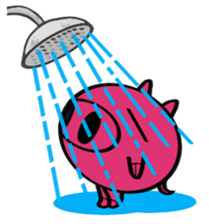 No character pink pig sticker #8984385