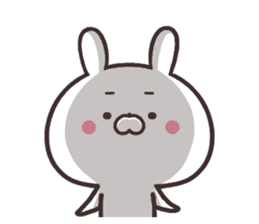 Korean rabbit! sticker #8984934