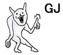 Nerd rabbit. sticker #8985238