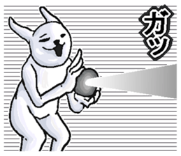 Nerd rabbit. sticker #8985255