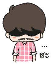 I am Mustache Girl sticker #8986080