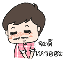 I am Mustache Girl sticker #8986091