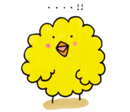 everyday fluffy chick sticker #8986210