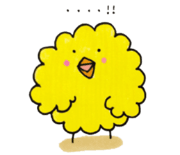 everyday fluffy chick sticker #8986210
