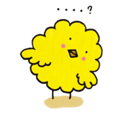 everyday fluffy chick sticker #8986212