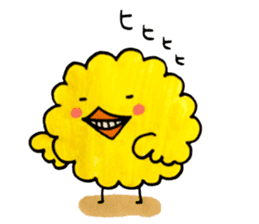everyday fluffy chick sticker #8986241