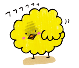 everyday fluffy chick sticker #8986242