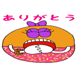Dounut girl!! sticker #8987102