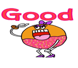 Dounut girl!! sticker #8987109