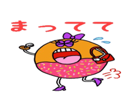 Dounut girl!! sticker #8987118