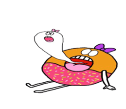 Dounut girl!! sticker #8987122
