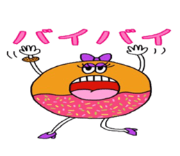 Dounut girl!! sticker #8987123