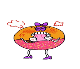 Dounut girl!! sticker #8987125