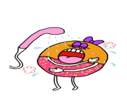 Dounut girl!! sticker #8987126