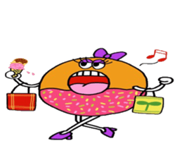 Dounut girl!! sticker #8987128