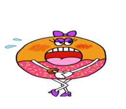 Dounut girl!! sticker #8987130