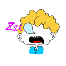 Afro Boy 2 sticker #8987292