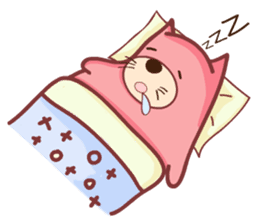 Pink Fat Cat sticker #8987546