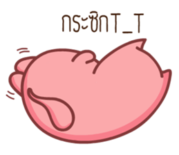 Pink Fat Cat sticker #8987562