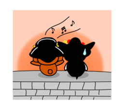 Kawaii dog,Dub in Kyoto maiko dog sticker #8988355