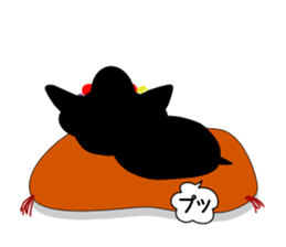 Kawaii dog,Dub in Kyoto maiko dog sticker #8988363