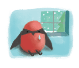 Poyu Bird In Winterland sticker #8988418