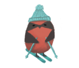 Poyu Bird In Winterland sticker #8988420