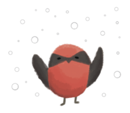 Poyu Bird In Winterland sticker #8988421