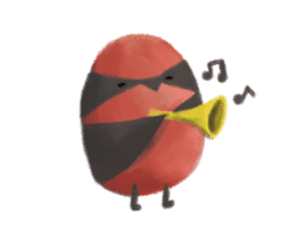 Poyu Bird In Winterland sticker #8988423