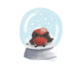 Poyu Bird In Winterland sticker #8988424