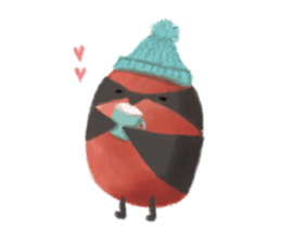 Poyu Bird In Winterland sticker #8988427
