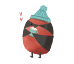 Poyu Bird In Winterland sticker #8988427