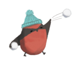 Poyu Bird In Winterland sticker #8988432